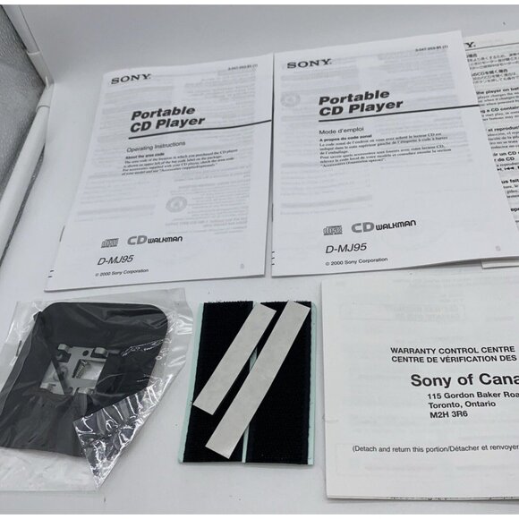 Sony D-MJ95 Portable Car CD Player Walkman G-Protection with Original Box - Picture 12 of 16